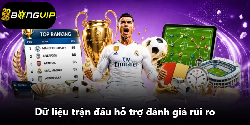 Dữ liệu trận đấu hỗ trợ đánh giá rủi ro Dữ liệu trận đấu hỗ trợ đánh giá rủi ro
