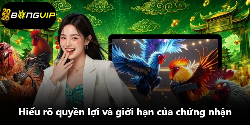 Hiểu rõ quyền lợi và giới hạn của chứng nhận